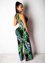 Load image into Gallery viewer, Sexy Women O neck Sleeveless Floral Print Elegant Wide Leg Summer - Sophornlilly
