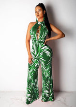 Load image into Gallery viewer, Sexy Women O neck Sleeveless Floral Print Elegant Wide Leg Summer - Sophornlilly