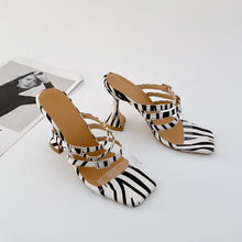 Load image into Gallery viewer, Sexy Women Pumps  Buckles Pumps Peep Toe Super High Heels Rome Style