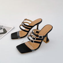 Load image into Gallery viewer, Sexy Women Pumps  Buckles Pumps Peep Toe Super High Heels Rome Style