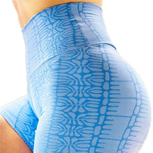 Load image into Gallery viewer, Sexy Women Summer Shorts New Print Blue High Waist Shorts Elastic