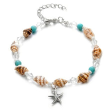 Load image into Gallery viewer, Shell Starfish Anklets