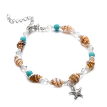 Load image into Gallery viewer, Shell Starfish Anklets