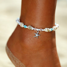 Load image into Gallery viewer, Shell Starfish Anklets