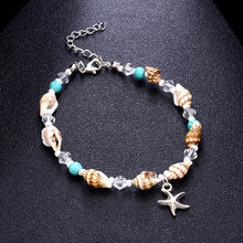 Load image into Gallery viewer, Shell Starfish Anklets