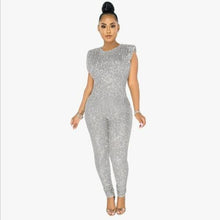 Load image into Gallery viewer, Shinning Sequins Women Jumpsuits New Three Colors Fashion Cap - Sophornlilly