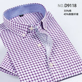 Shirts Flannel  Men's Plaid Shirt 100% Cotton Slim Fit Spring Male