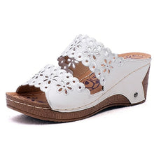 Load image into Gallery viewer, Fish Mouth Sandal Wedge