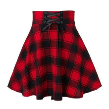 Load image into Gallery viewer, Short Skirt Grunge Pleated Plaid Women Fashion Sexy Casual