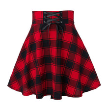 Load image into Gallery viewer, Short Skirt Grunge Pleated Plaid Women Fashion Sexy Casual
