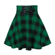 Load image into Gallery viewer, Short Skirt Grunge Pleated Plaid Women Fashion Sexy Casual