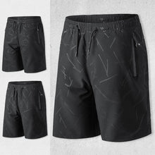 Load image into Gallery viewer, Shorts Trendy Polyester Black Men Casual Beach Shorts for Man drop - Sophornlilly