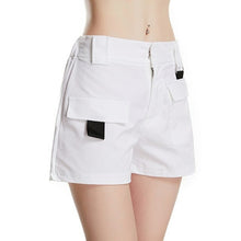 Load image into Gallery viewer, Shorts Women's White Women Short White Khaki Wide Leg Elastic Waist