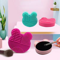 Silicone Makeup Brushes Cleaner Washing Pads Cleaning Brush Mat