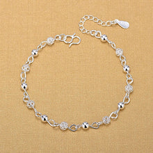Load image into Gallery viewer, Fashion Silver Jewelry Hollow Beads Anklet