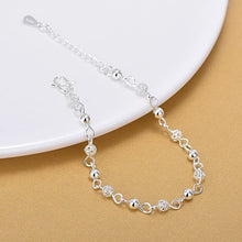 Load image into Gallery viewer, Fashion Silver Jewelry Hollow Beads Anklet
