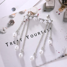 Load image into Gallery viewer, Silver Color Needle Temperament Long Paragraph pendant simple