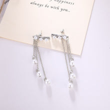 Load image into Gallery viewer, Silver Color Needle Temperament Long Paragraph pendant simple