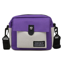 Load image into Gallery viewer, Simple Canvas Shoulder Bags Korean Casual Female Messenger Hit Color