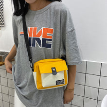 Load image into Gallery viewer, Simple Canvas Shoulder Bags Korean Casual Female Messenger Hit Color