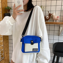 Load image into Gallery viewer, Simple Canvas Shoulder Bags Korean Casual Female Messenger Hit Color