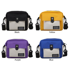 Load image into Gallery viewer, Simple Canvas Shoulder Bags Korean Casual Female Messenger Hit Color