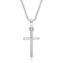 Load image into Gallery viewer, Simple Fashion Cross Chain Necklace For Women Men Luxury Ladies Gold