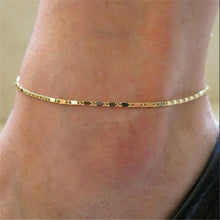 Load image into Gallery viewer, Anklets Casual/Sporty Gold Silver Color Chain