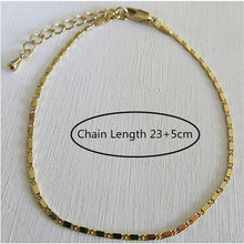 Load image into Gallery viewer, Anklets Casual/Sporty Gold Silver Color Chain