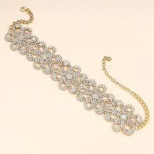 Load image into Gallery viewer, One Piece Luxurious Gold Crystal Choker Necklace for Women - Sophornlilly