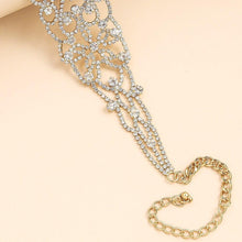 Load image into Gallery viewer, Sindlan One Piece Sexy Gold Chain Flower Crystal Necklace for Women - Sophornlilly