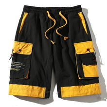 Load image into Gallery viewer, SingleRoad Mens Cargo Shorts Men Summer Side Pockets Black