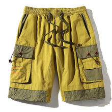 Load image into Gallery viewer, SingleRoad Mens Cargo Shorts Men Summer Side Pockets Black
