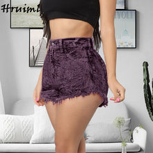 Load image into Gallery viewer, Skinny Casual Women Clothing Printing Personalized Denim Shorts Women