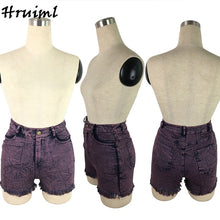 Load image into Gallery viewer, Skinny Casual Women Clothing Printing Personalized Denim Shorts Women
