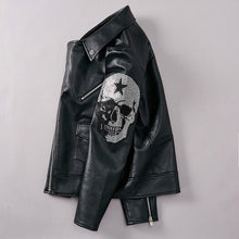 Load image into Gallery viewer, Skull Head Original New Autumn Winter Fashion Plein Leather Jacket Men