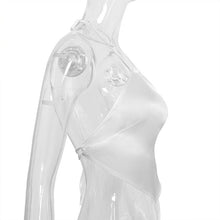 Load image into Gallery viewer, Sleeveless Halter Satin Crop Tops Female Underwear Short Sexy Backless