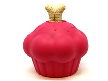 Load image into Gallery viewer, MKB Cupcake Durable Rubber Chew Toy &amp; Treat Dispenser - Pink