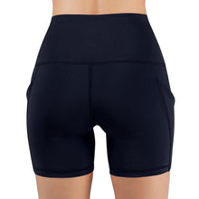 Load image into Gallery viewer, Slim Solid Shaper Sport Women Shorts Pocket High Waist Hip Stretch