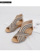 Load image into Gallery viewer, Slope Heel Sandals Summer New Style European Fashion Women's - Sophornlilly