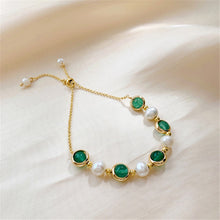 Load image into Gallery viewer, Small fresh forest is imitation pearl bracelet female INS cold wind