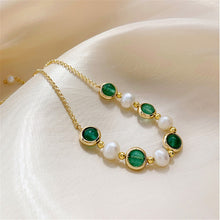 Load image into Gallery viewer, Small fresh forest is imitation pearl bracelet female INS cold wind