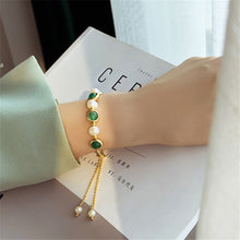 Load image into Gallery viewer, Small fresh forest is imitation pearl bracelet female INS cold wind