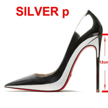 Load image into Gallery viewer, Pumps Sexy Red Bottom Women Red High Heel Shoes Pointed