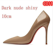 Load image into Gallery viewer, Pumps Sexy Red Bottom Women Red High Heel Shoes Pointed