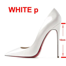 Load image into Gallery viewer, Pumps Sexy Red Bottom Women Red High Heel Shoes Pointed