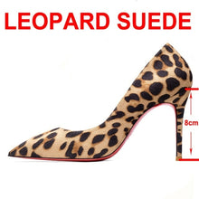 Load image into Gallery viewer, Pumps Sexy Red Bottom Women Red High Heel Shoes Pointed