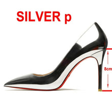 Load image into Gallery viewer, Pumps Sexy Red Bottom Women Red High Heel Shoes Pointed