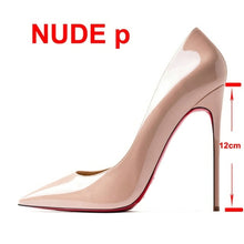 Load image into Gallery viewer, Pumps Sexy Red Bottom Women Red High Heel Shoes Pointed