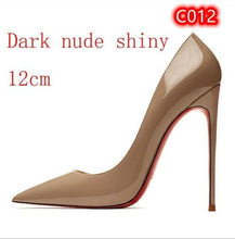 Load image into Gallery viewer, Pumps Sexy Red Bottom Women Red High Heel Shoes Pointed